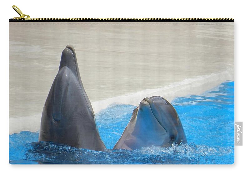 When Dolphins Dance - Carry-All Pouch