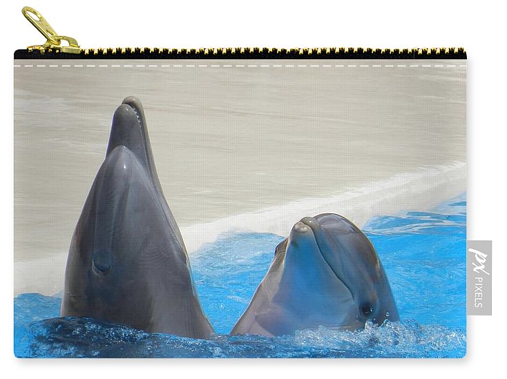When Dolphins Dance - Carry-All Pouch