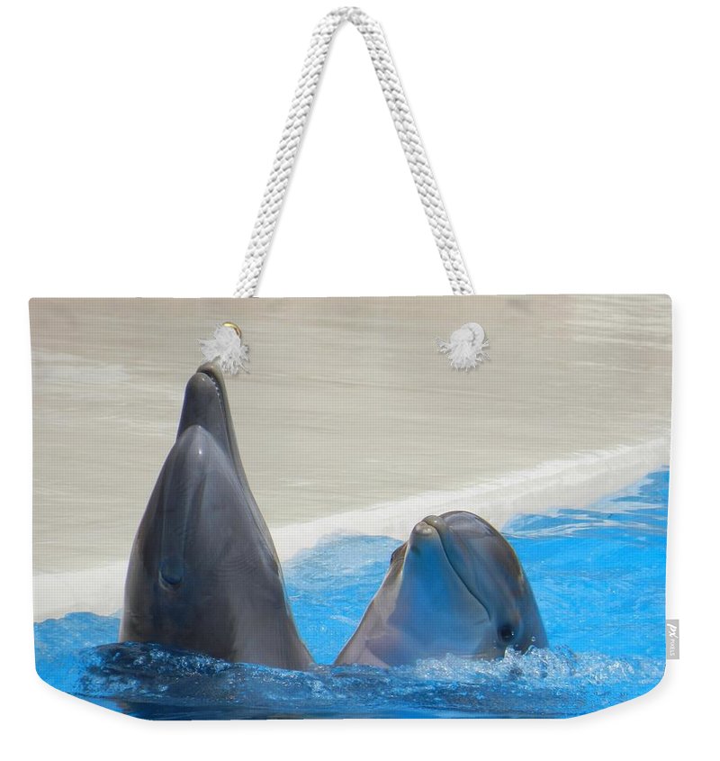 When Dolphins Dance - Weekender Tote Bag