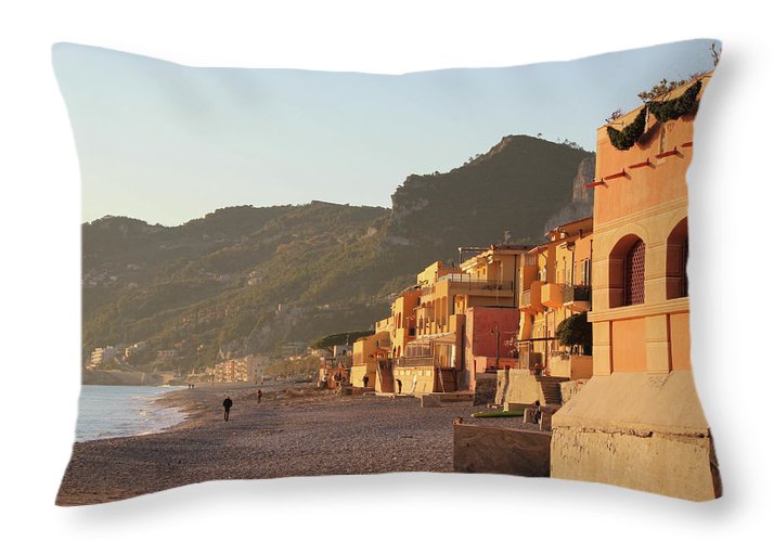 Winter Sunset - Throw Pillow