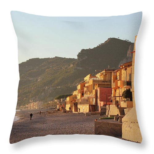 Winter Sunset - Throw Pillow