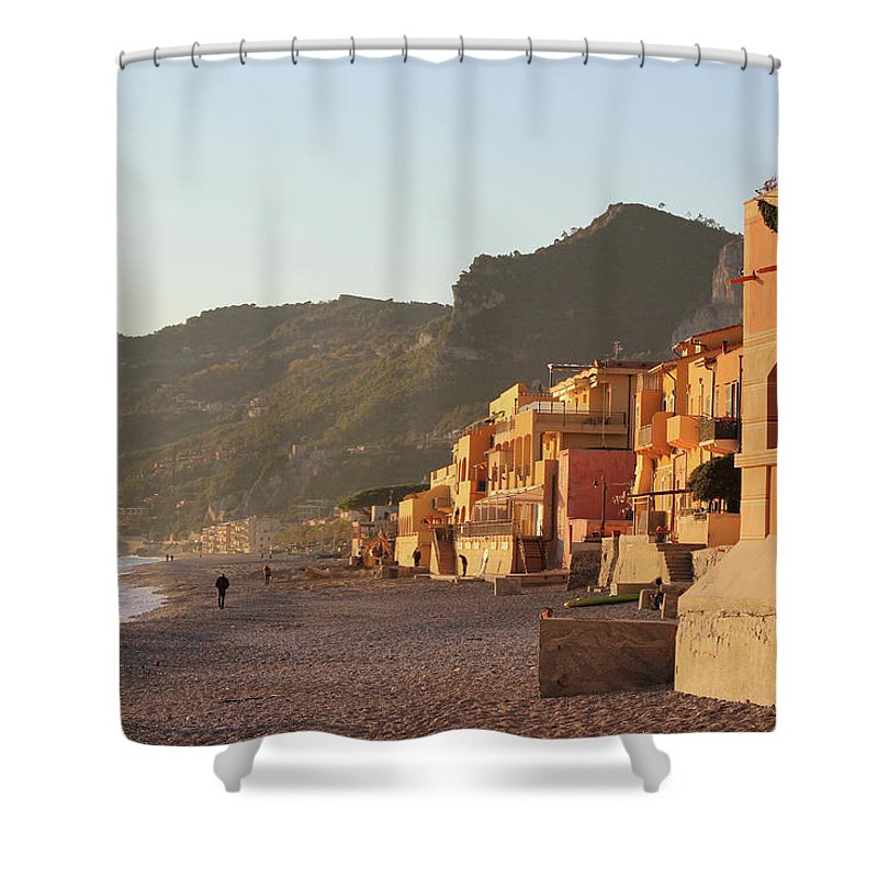 Winter Sunset - Shower Curtain